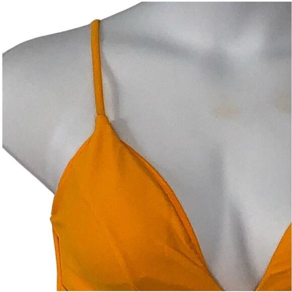 No Boundaries Dark Golden Yellow Bikini Top XL – Full Coverage, Adjustable - Picture 6 of 16